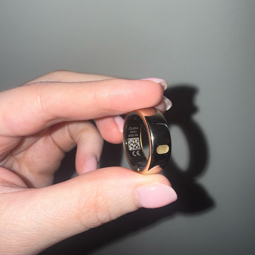 Oura Ring Gen 3 Horizon Gold Smart Ring Size 9 - Picture 6 of 10